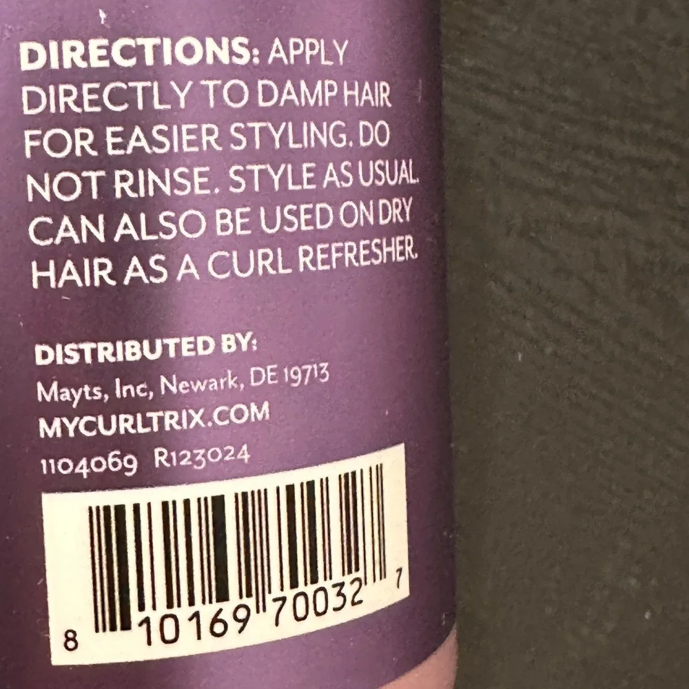 Curltrix What a Curl Wants 20 in 1 Leave in Conditioner Spray 8‎ oz